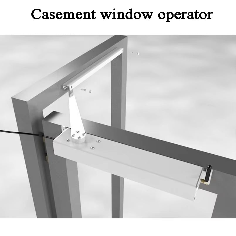 Casement Actuator Window Opener Electric Motor Automatic Close/Open Skylight/Greenhouse Window Operator Optional Wifi Tuya Alexa