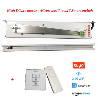 Casement Actuator Window Opener Electric Motor Automatic Close/Open Skylight/Greenhouse Window Operator Optional Wifi Tuya Alexa