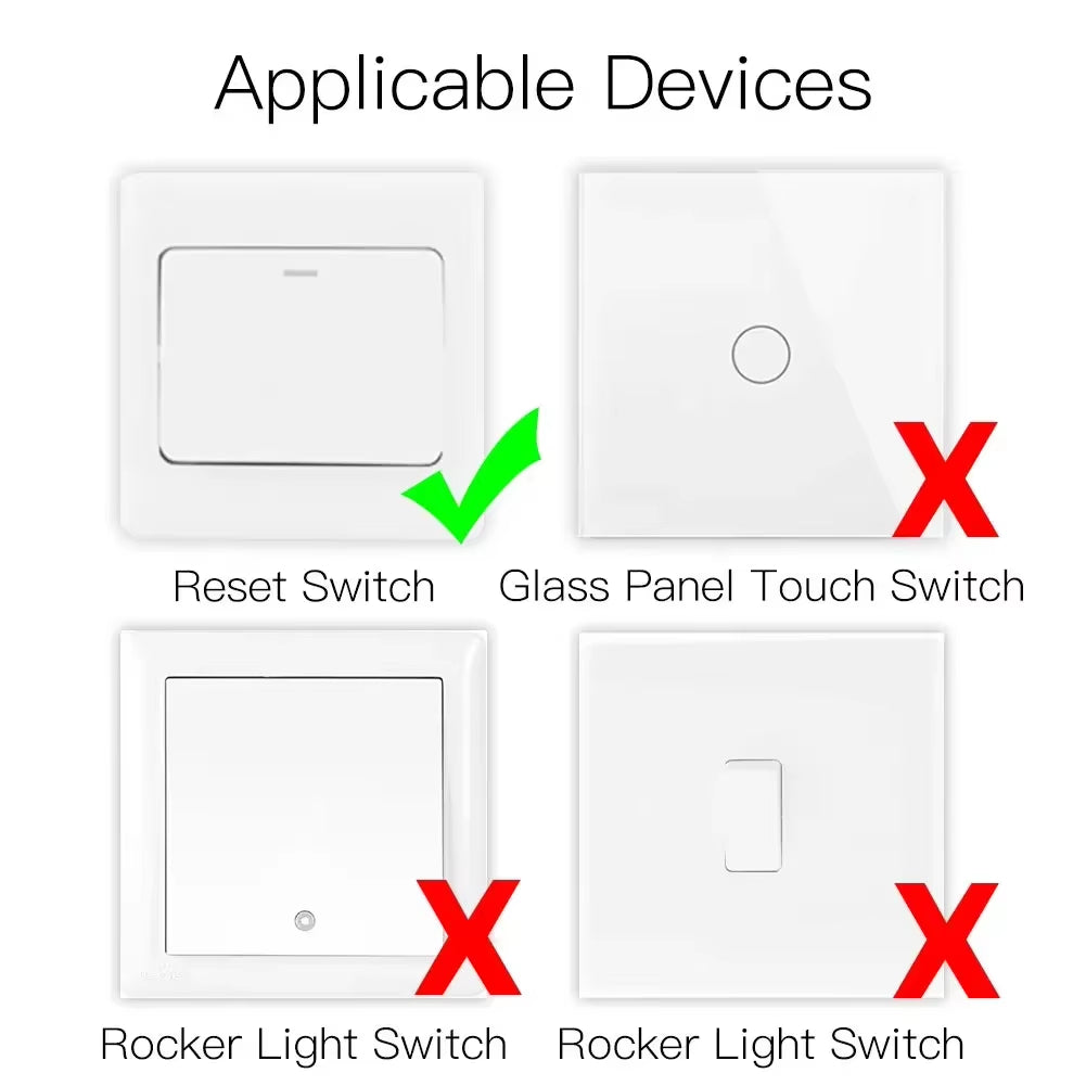 DIY Smart Wifi Light LED Dimmer Switch Smart Life/Tuya APP Remote Control 1/2 Way Switch,Works with Alexa Echo Google Home